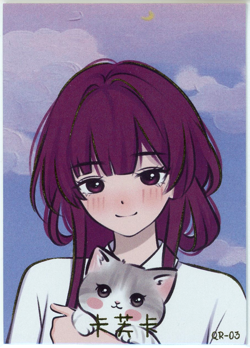 ❤KAFKA - Goddess Story ANIME WAIFU Card - SWEET GIRL DIARY 2 - QR-03 - HONKAI - Image 1