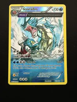 Pokemon TCG XY Ancient Origins Gyarados Holo Rare Card 21/98 - Image 1