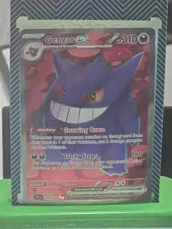 Pokemon TCG Gengar EX Temporal Forces Ultra Rare Card 193/162 - Image 1