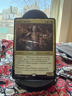 Magic the Gathering - Commander 2017 - Edgar Markov Jumbo card - Image 1