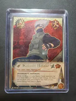 NARUTO CCG TCG KAKASHI HATAKE SUPER RARE CARD N-192 - Image 1