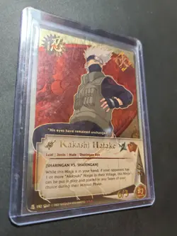 NARUTO CCG TCG KAKASHI HATAKE SUPER RARE CARD N-192 - Image 2