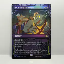 Splinter's Technique Borderless Foil #233 MTG Teenage Mutant Ninja Turtles EN NM - Image 1