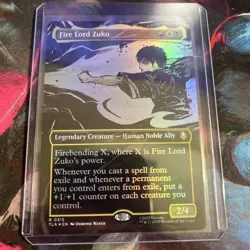 Fire Lord Zuko (Borderless) Avatar: The Last Airbender Foil - Image 1