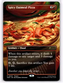 Spicy Oatmeal Pizza (Borderless) - Unique and Miscellaneous Promos (UMP) - Image 1