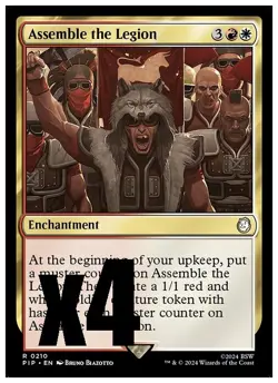 MTG | Assemble the Legion (x4 Playset) | (NM) Universes Beyond: Fallout - Image 1