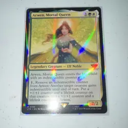 Magic: The Gathering Arwen, Mortal Queen 193 Rare Foil Alt Art LOTR - Image 1