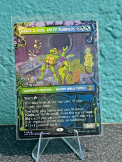 Mikey & Don, Party Planners [Showcase Foil] #246 | Magic TMNT - Image 1