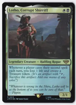 Lotho, Corrupt Shirriff Foil R Universes Beyond: The Lord of the Rings 213 - Image 1