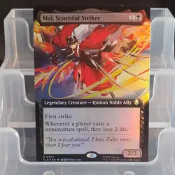 Magic: The Gathering Mai, Scornful Striker Rare Black Creature Foil 0374 Avatar - Image 1
