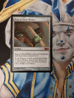 Ring of Three Wishes MTG Core Set 2014 M14 Mythic Artifact Near-Mint x1 - Image 1