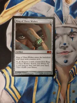 Ring of Three Wishes MTG Core Set 2014 M14 Mythic Artifact Near-Mint x1 - Image 2