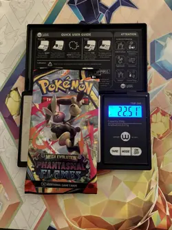 Very Heavy! 22.51g Pokemon TCG ME Phantasmal Flames Pack Sealed! - Image 1