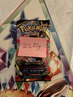 Very Heavy! 22.51g Pokemon TCG ME Phantasmal Flames Pack Sealed! - Image 2
