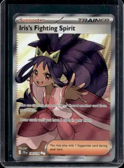 2025 Pokemon Journey Together Iris's Fighting Spirit #180/159 - Image 1