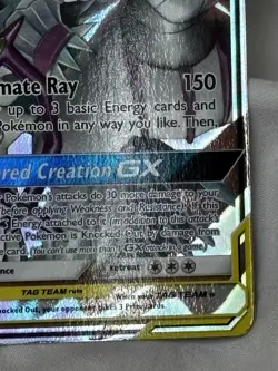 Pokemon Arceus & Dialga & Palkia GX Ultra Rare Holo 156/236 Cosmic Eclipse - Image 4