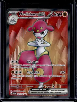 2024 Pokemon Stellar Crown Medicham ex #161/142 - Image 1