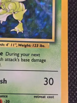 1999 Pokemon Scyther 10/64 Holo No Symbol ERROR*Lightly Played -- H6 - Image 3