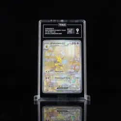 2023 Pokemon Sv: Scarlet & Violet 151 Alakazam ex #201 Illustration Rare TAG 9 - Image 1