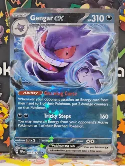 Pokemon Temporal Forces Gengar Ex 104/162 Full Art Ultra Rare NM - Image 1