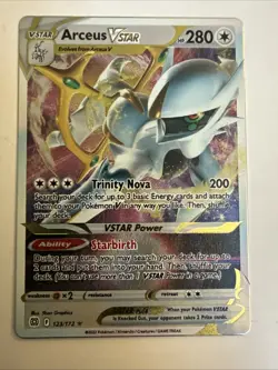 Pokemon Arceus Vstar - 123/172 - Metal - Gamestop Exclusive Promo NM, English - Image 1