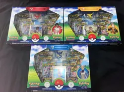 Pokemon TCG: Go Special Collection Box Set of 3 Team Valor, Mystic, Instinct - Image 1