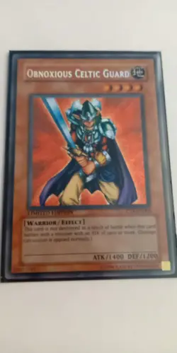 yugioh TCG Obnoxious Celtic Guard CT1-EN006 - Image 1