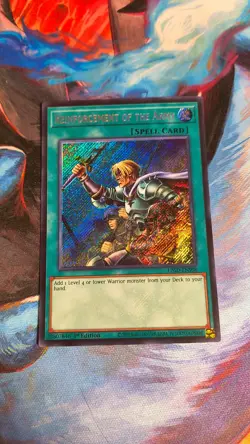 Reinforcement of the Army 1st Edition Secret Rare L26D-ENS08 Yu-Gi-Oh! - Image 1
