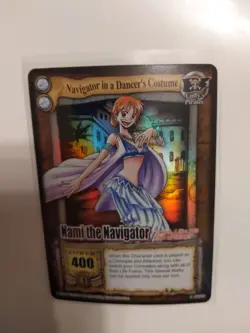 Bandai One Piece CCG Card Nami The Navigator In A Dancer's Costume Holo - Image 2