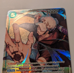 Trafalgar Law 047 Parallel Alt Art PRE ERRATA OP01-047 One Piece Card LP (knick) - Image 2
