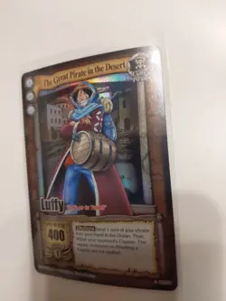 Bandai One Piece CCG Card Luffy The Great Pirate In The Desert Holo - Image 2