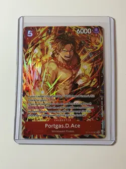 Portgas.D.Ace (Illustration Box Vol.5) ST15-005 One Piece Promotion Card Foil - Image 1