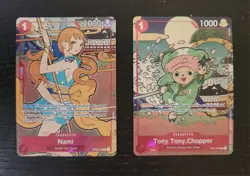 Tony Tony.Chopper ST01-006 & Nami OP01-016 English 1st Anniversary Set One Piece - Image 1