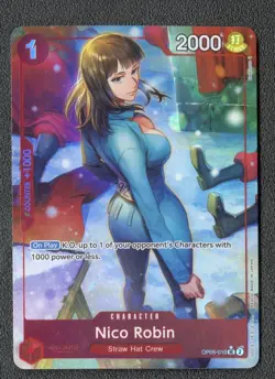 2024 One Piece Nico Robin Full Art Rare OP05-010 PRB-01 - Image 1