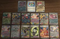 POKEMON TCG S&V/ MEGA Misc. Lot Of 27 Cards: IR, Full Art, EX, Full Art Trainers - Image 3