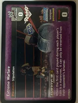 Rhyno Superstar Cards For WWE WWF Raw Deal TCG CCG Card Game NM - Image 2