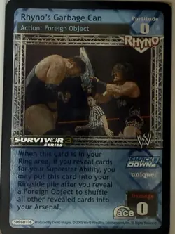 Rhyno Superstar Cards For WWE WWF Raw Deal TCG CCG Card Game NM - Image 5