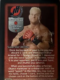 Heidenreich WWE WWF Raw Deal TCG CCG Superstar Card Lot NM - Image 1