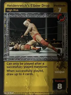 Heidenreich WWE WWF Raw Deal TCG CCG Superstar Card Lot NM - Image 4