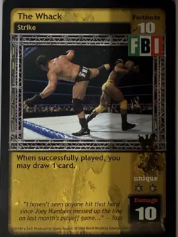 FBI Superstar Cards WWE WWF Raw Deal CCG TCG NM - Image 2