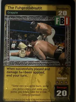 FBI Superstar Cards WWE WWF Raw Deal CCG TCG NM - Image 3