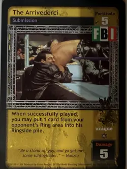 FBI Superstar Cards WWE WWF Raw Deal CCG TCG NM - Image 4