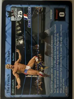 Rene Dupree Superstar Cards WWE WWF Raw Deal CCG TCG NM - Image 3