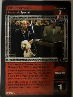 Rene Dupree Superstar Cards WWE WWF Raw Deal CCG TCG NM - Image 4