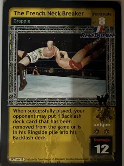 Rene Dupree Superstar Cards WWE WWF Raw Deal CCG TCG NM - Image 5