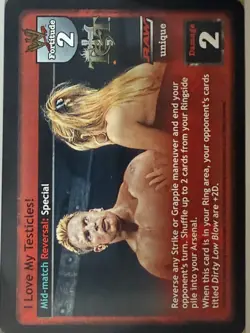 Test Superstar Cards for WWE WWF Raw Deal TCG CCG Card GameCard NM Lot Of 3 - Image 2