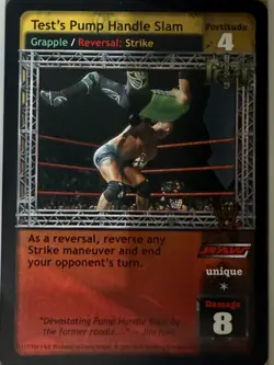 Test Superstar Cards for WWE WWF Raw Deal TCG CCG Card GameCard NM Lot Of 3 - Image 3