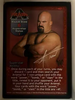 A-Train Superstar Cards WWF WWE Raw Deal CCG TCG Lot of 5 - Image 1