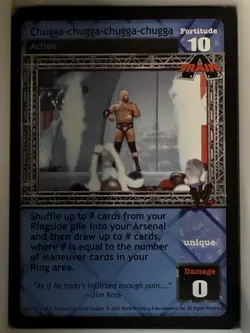 A-Train Superstar Cards WWF WWE Raw Deal CCG TCG Lot of 5 - Image 2