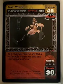 A-Train Superstar Cards WWF WWE Raw Deal CCG TCG Lot of 5 - Image 3